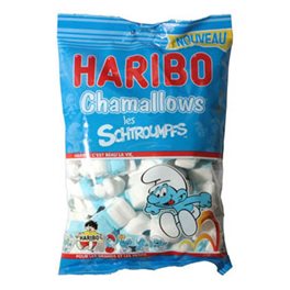 Haribo Chamallows Schtroumpfs (lot de 2)