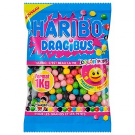 Haribo Dragibus Color Pops (Sachet de 1Kg)