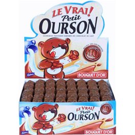 Véritable Petit Ourson Chocolat Lait (par 160) (Boîte de 160 pièces)