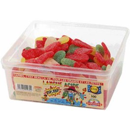 Haribo Langues Acides Boîte de 105 pièces