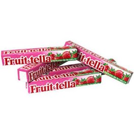 Fruit-Tella Fraise Lot économique de 5 pièces