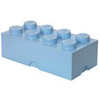 Box Surpriz Lego pleine de bonbons (brick 4x2, bleu clair)