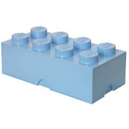 Box Surpriz Lego pleine de bonbons (brick 4x2, bleu clair)