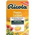 Ricola Plantes Saveur Caramel 50g (lot de 6)