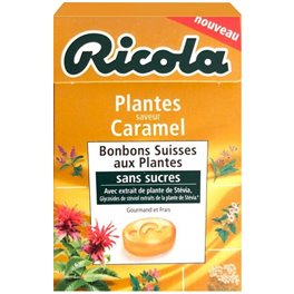 Ricola Plantes Saveur Caramel (lot de 6) (Lot économique de 6 boîtes)