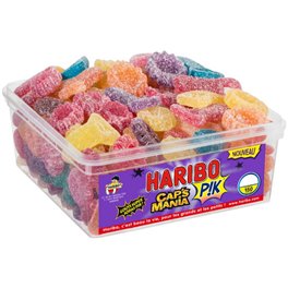 Haribo Cap’s Mania Pik Boîte de 150 pièces