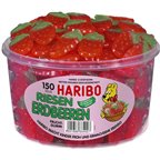 Haribo Fraises Géantes Boîte de 150 pièces