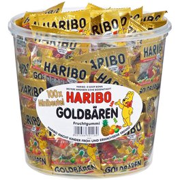 Haribo L’Ours D’Or Mini Boîte de 100 sachets