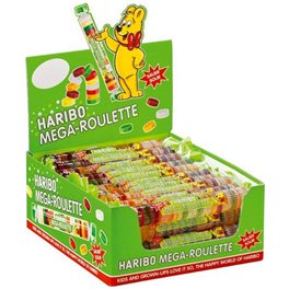 Haribo Méga-Roulette Fruits Pik Boîte de 40 pièces