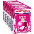 Hollywood Cherry Dragées Sans Sucres 5 Etuis (lot de 30) (Lot économique de 30 étuis)