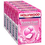 Hollywood Bubble Fresh Tutti Frutti Menthol Sans Sucres 5 Etuis (lot de 30) (Lot économique de 30 étuis)