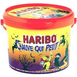 Haribo Chauve Qui Peut! Seau de 1Kg