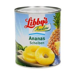 Libby’s 490g Ananas en Tranches 490g (carton de 6)