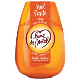 Lune de Miel 100% Pur et Naturel Miel Fruité 340g (lot de 4)