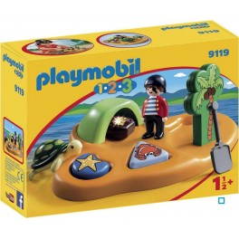 PLAYMOBIL 9119 1.2.3 - Ile De Pirate
