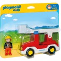 PLAYMOBIL 6967 1.2.3 - Camion De Pompier Avec Echelle Pivotante