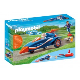 PLAYMOBIL 9375 Sport & Action - Pilote Et Voiture Fusée