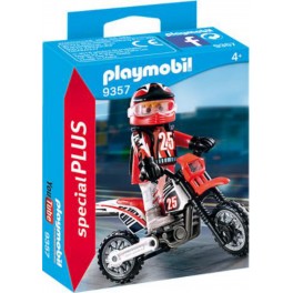 PLAYMOBIL 9357 PILOTE DE MOTOCROSS