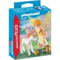 PLAYMOBIL 9438 Spécial Plus - Fée et bébé licorne