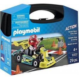 PLAYMOBIL 9322 - Action - Valisette Pilote de karting