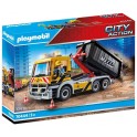 PLAYMOBIL 70444 City Action - Camion avec Benne et Plate-forme Interchangeables