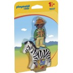 Playmobil 9257 Soigneur avec zèbre