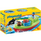 Playmobil 70183 - 1.2.3 - Bateau et pêcheur