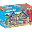 Playmobil Playmobil - 70111 - City Life - Restaurant americain transportable -7011