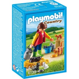 PLAYMOBIL 6139 Country - Soigneur Avec Chats
