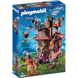 PLAYMOBIL 9340 Knights - Tour D'Attaque Mobile Des Nains