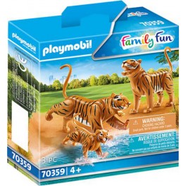 Playmobil 70359 - Family Fun - Couple de tigres avec bébé