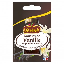 Vahiné Gousses de Vanille en Poudre Sucrées 7g (lot de 3)
