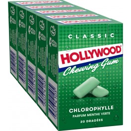 Hollywood Chewing-gum chlorophylle sans sucre