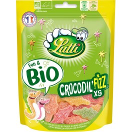 Lutti Bonbons crocodil fizz Bio 100g