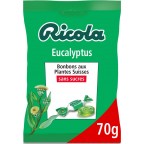 Ricola Bonbons eucalyptus s/sucres