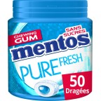 Mentos Chewing-gum Pure Fresh Mint sans sucres x50 100g