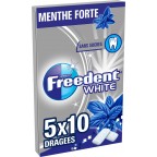 White Freedent Chewing-gum s/ sucres goût menthe forte