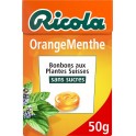 Ricola Bonbons s/sucres orange menthe