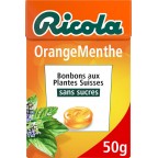 Ricola Bonbons s/sucres orange menthe