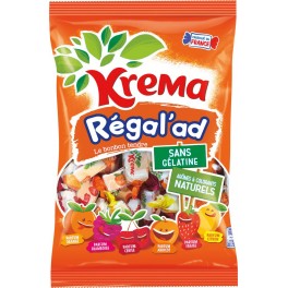 Krema Régal'ad Bonbons parfums assortis 350g