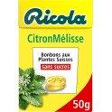 Ricola Bonbons citron mélisse s/sucres