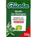 Ricola Bonbons menthe des montagnes s/sucres 50g