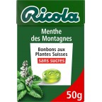 Ricola Bonbons menthe des montagnes s/sucres 50g