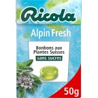 Ricola Bonbons Alpin Fresh s/sucres 50g