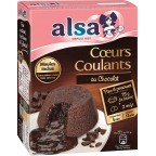 ALSA Préparation gâteau cœur coulant chocolat