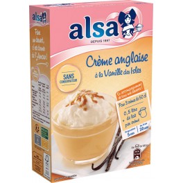 ALSA Préparation dessert crème anglaise vanille x3 300g