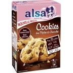 ALSA Préparation gâteaux cookies pépites chocolat 240g