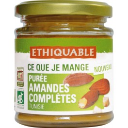 Ethiquable Purée d'amandes complètes bio