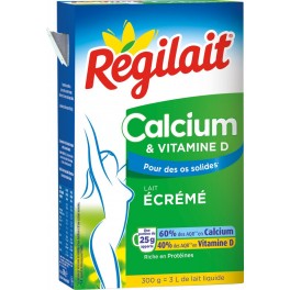 Régilait Lait écrémé en poudre Calcium & Vitamine D 300g