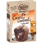 Nestle Dessert Préparation gâteau cœurs coulants chocolat